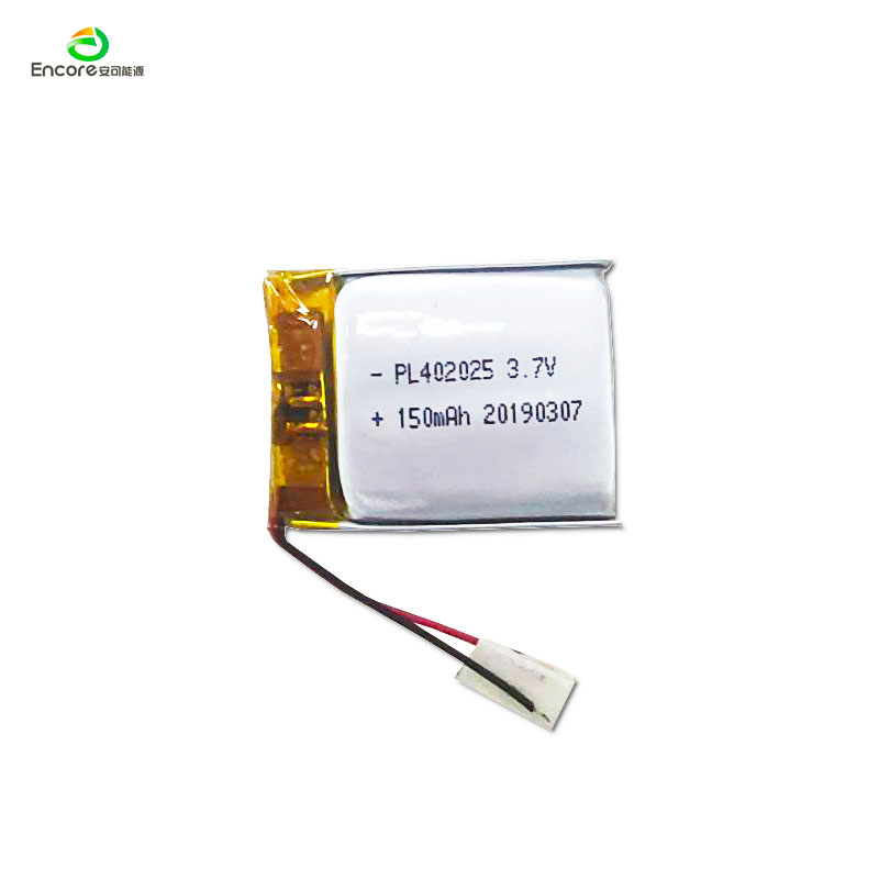 402025 150mAh 3.7v перезаряджається lipo акумулятор